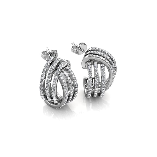 Cherish Ohrringe - Silber und Kristall - Image 2