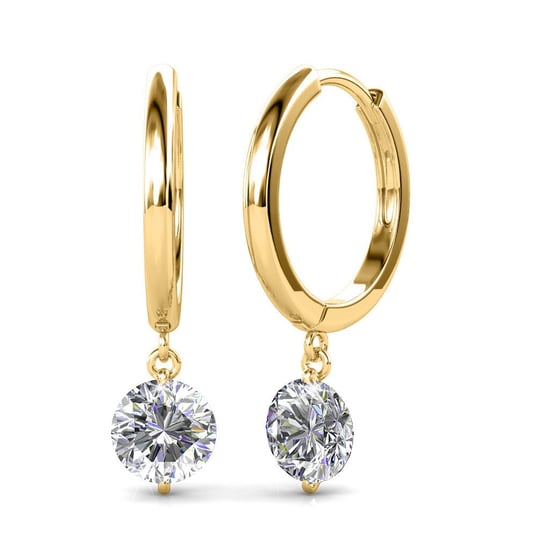 Grace Ohrringe - Gold und Kristall - Image 1