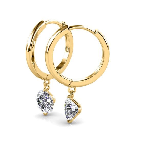 Grace Ohrringe - Gold und Kristall - Image 3