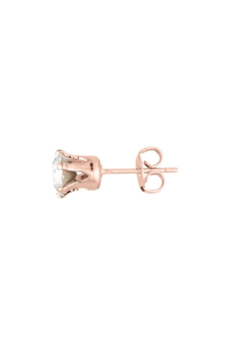 Solitaire S Ohrringe - Roségold und Kristall - Image 5