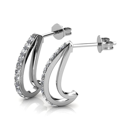 Joyce Ohrringe - Silber und Kristall - Image 3