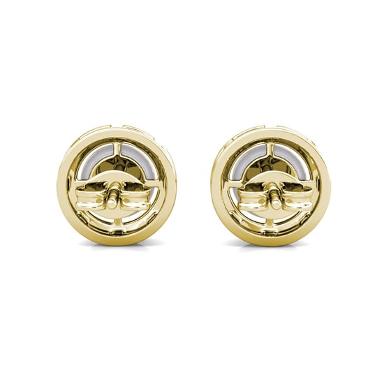 Circlet Perlenohrringe - Gold und Kristall - Image 4