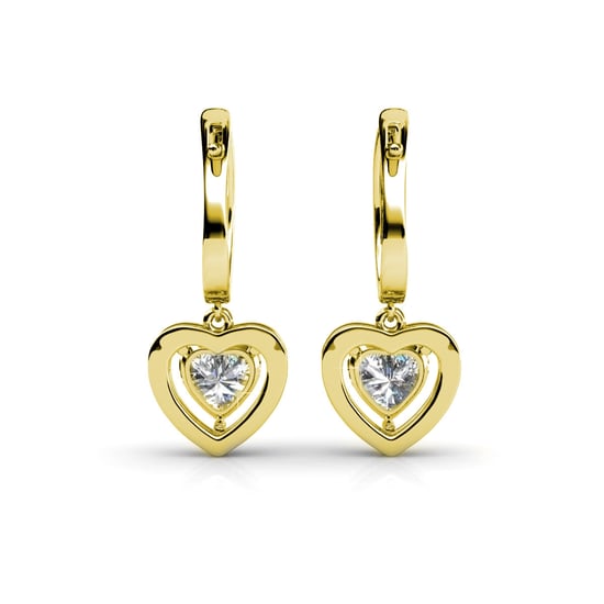 Only Love Ohrringe - Gold und Kristall - Image 3