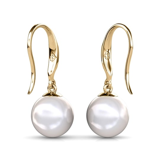 Perlenhaken-Ohrringe - Gold und Kristall - Image 4