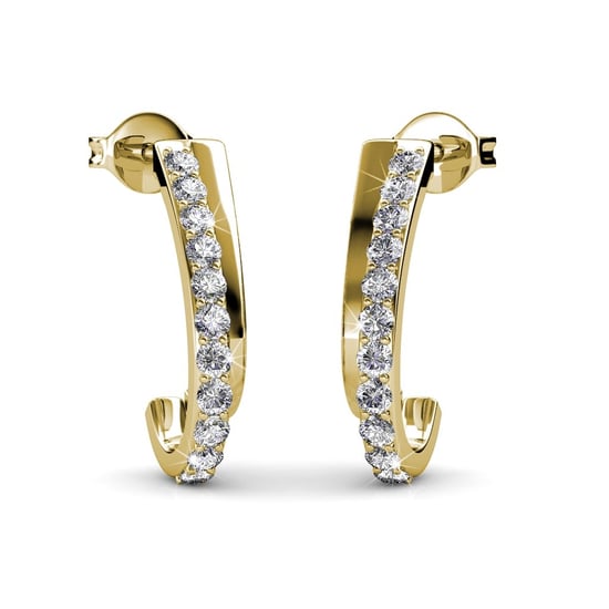 Joyce Ohrringe - Gold und Kristall - Image 2