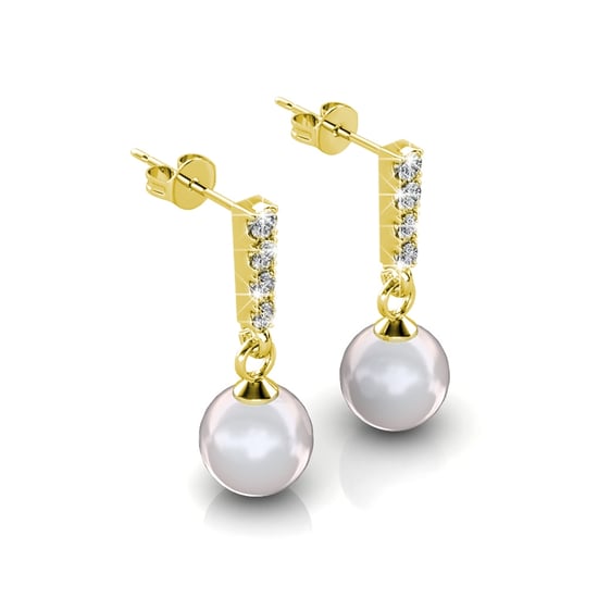 Mercury Ohrringe - Gold und Kristall - Image 3
