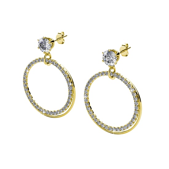 Ariel Ohrringe - Gold und Kristall - Image 3