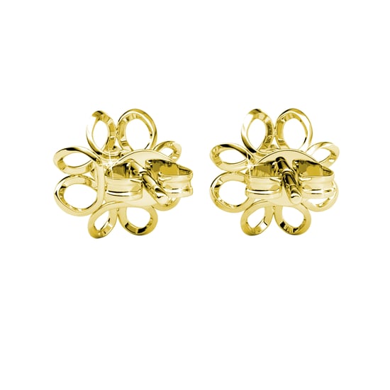 Narzissen Ohrringe - Gold und Kristall - Image 4