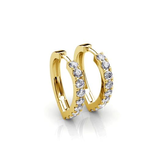 Ariane Ohrringe - Gold und Kristall - Image 4