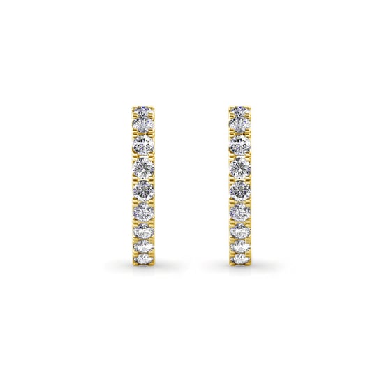 Ariane Ohrringe - Gold und Kristall - Image 5