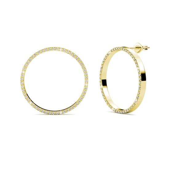 Olina Ohrringe - Gold und Kristall - Image 1