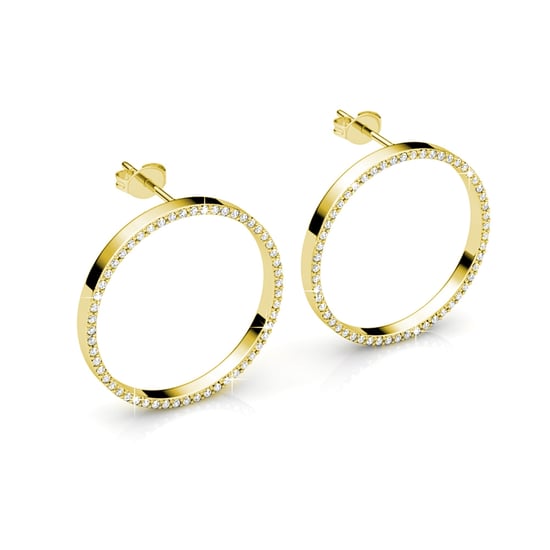 Olina Ohrringe - Gold und Kristall - Image 2