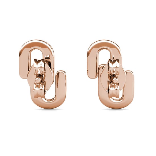 Union Ohrringe - Roségold und Kristall - Image 4