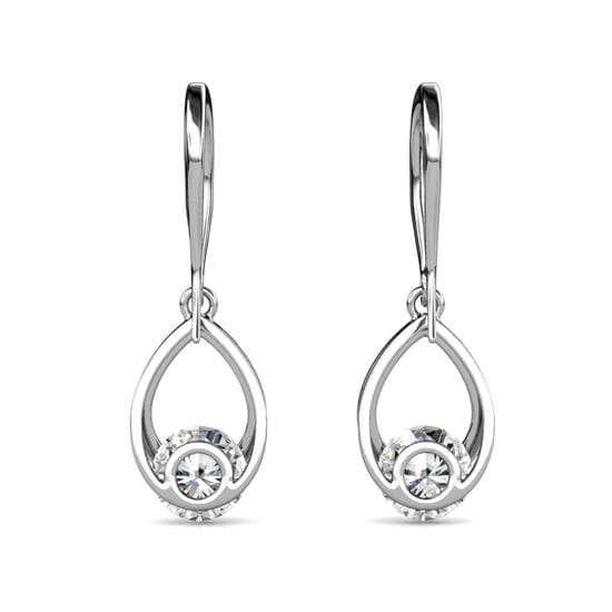 Tristin Hakenohrringe - Silber und Kristall - Image 5
