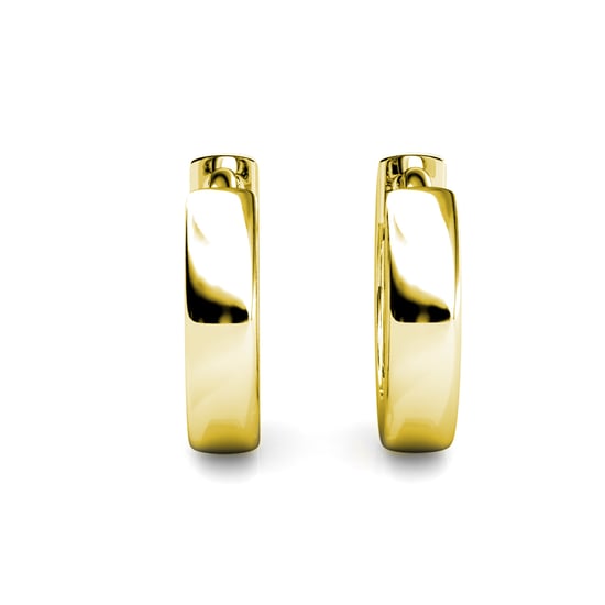 Ringe Ohrringe - Gold und Kristall - Image 3