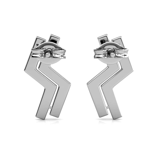 Brontide Ohrringe - Silber und Kristall - Image 4