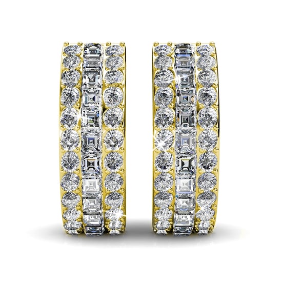 Olena Ohrringe - Gold und Kristall - Image 3