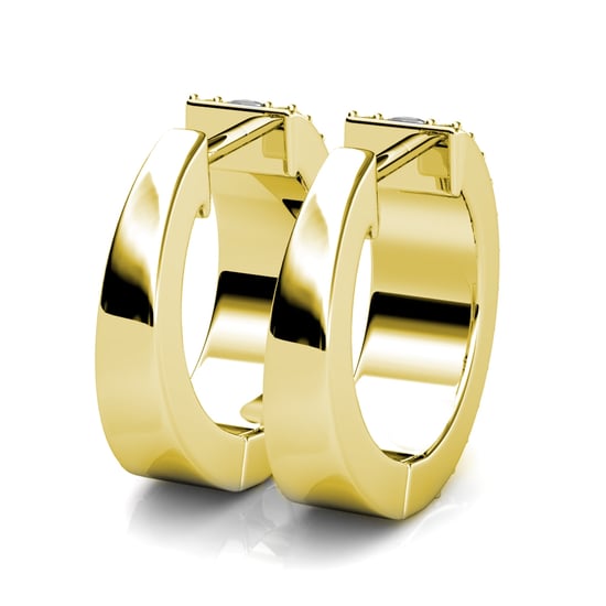 Olena Ohrringe - Gold und Kristall - Image 4