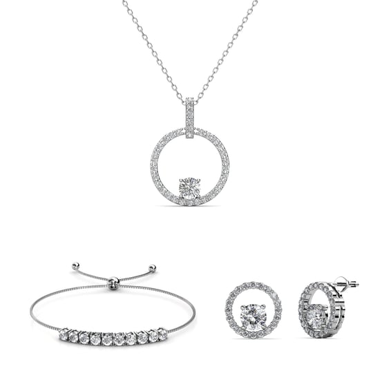 Mia Amory Sets - Silber und Kristall - Image 1