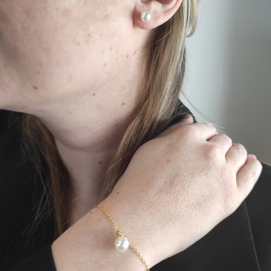 Vollmond-Kristallperlen-Sets - Gold und Kristall - Image 2