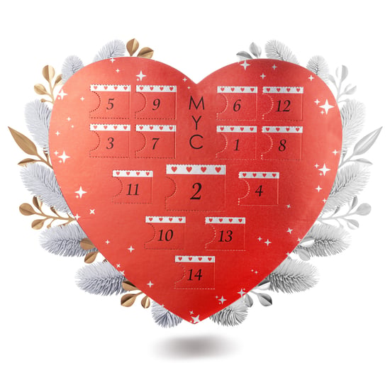 Überraschungsherz-Adventskalender - 14 Juwelen - Gold, Roségold, Silber und Kristall - Image 1