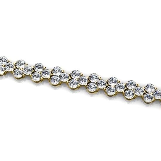 Prinzessinnen-Armbänder - Gold und Kristall - Image 2