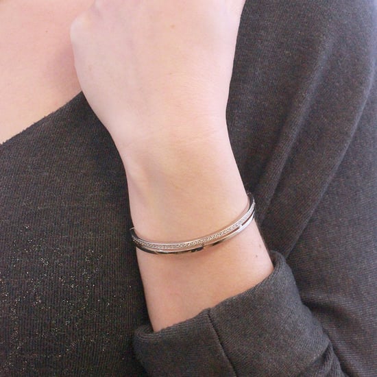 Elegante Armbänder - Silber und Kristall - Image 2