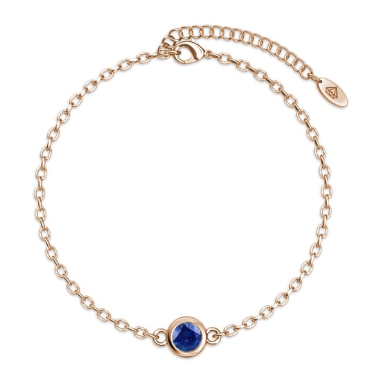 Geburtsstein-Armbänder – Roségold, Kristall und Blau - Image 3