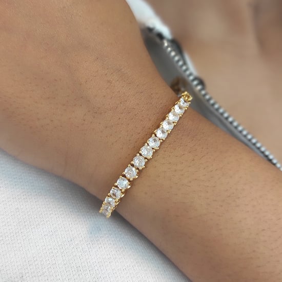Venus Armbänder - Gold und Kristall - Image 2