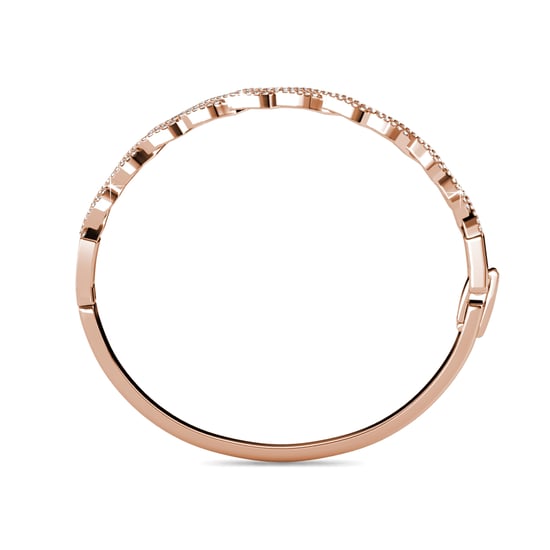 Geflochtene Armbänder - Roségold und Kristall - Image 5