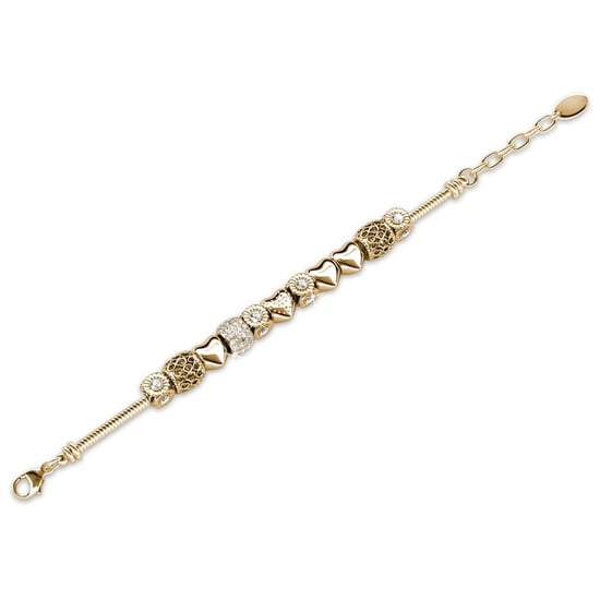 Strahlende Charm-Armbänder - Gold und Kristall - Image 2