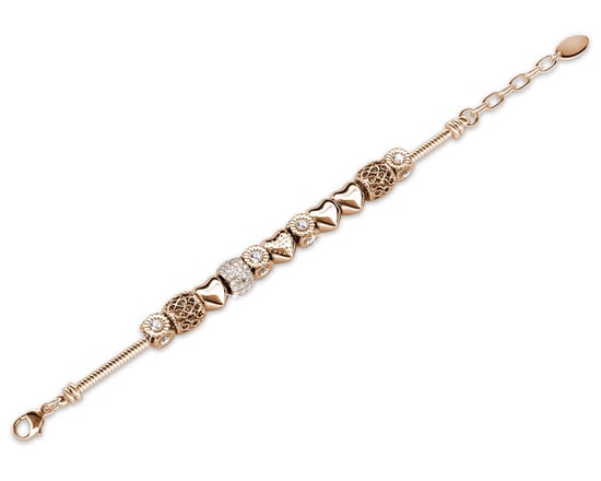 Strahlende Charm-Armbänder – Roségold und Kristall - Image 4