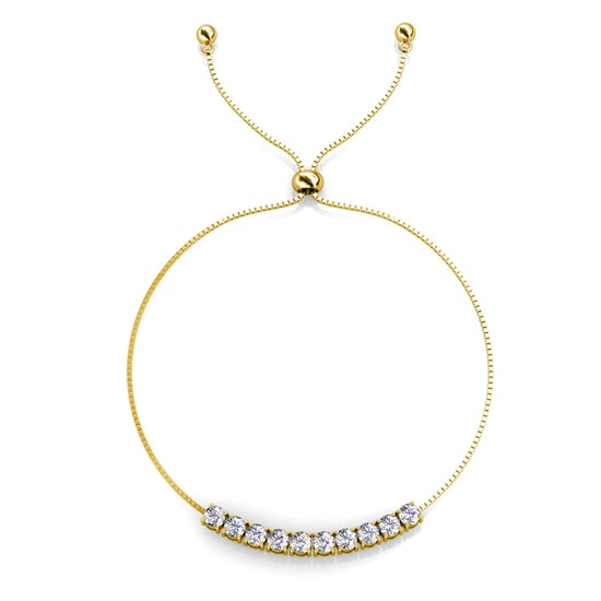 Crystal Mia Armbänder - Gold und Kristall - Image 3