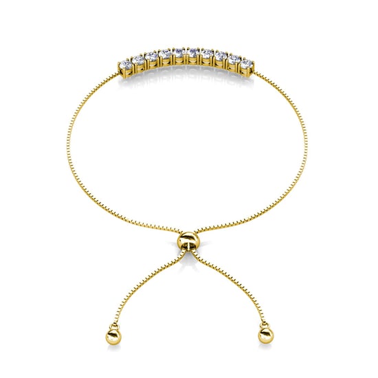 Crystal Mia Armbänder - Gold und Kristall - Image 6