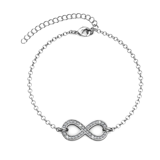 Infinity Eight Armbänder - Silber und Kristall - Image 1