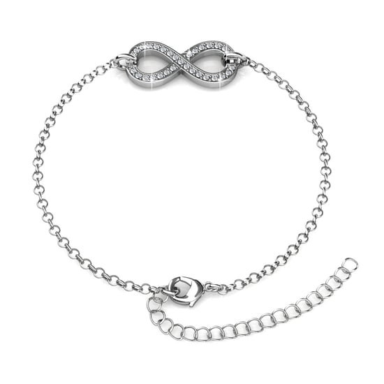 Infinity Eight Armbänder - Silber und Kristall - Image 2