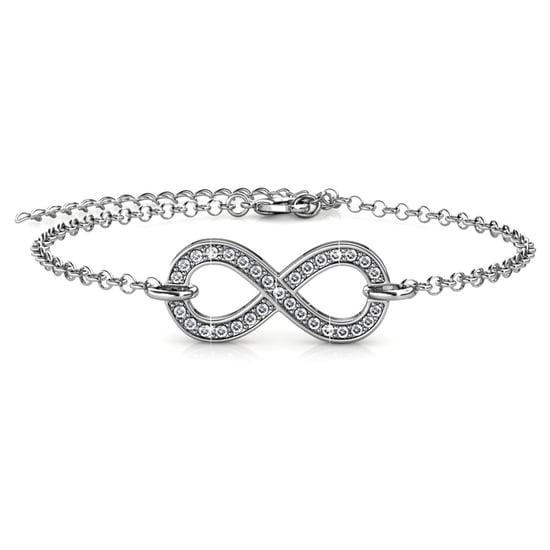 Infinity Eight Armbänder - Silber und Kristall - Image 3