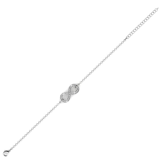 Infinity Eight Armbänder - Silber und Kristall - Image 4