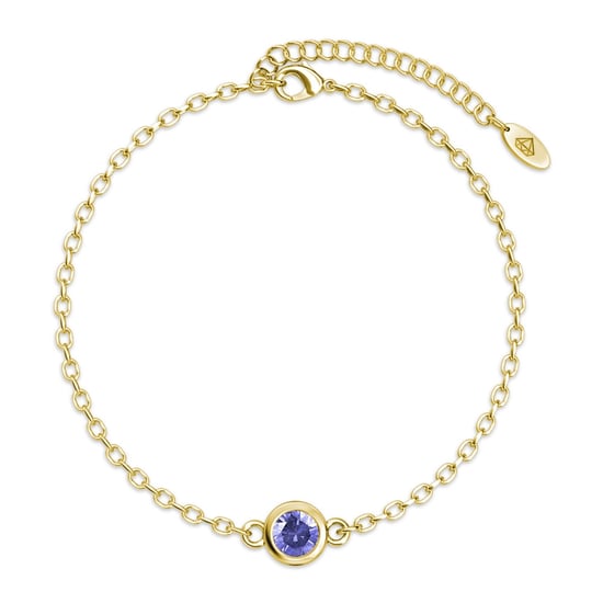 Geburtsstein-Armbänder – Gold, Kristall und Lila - Image 3