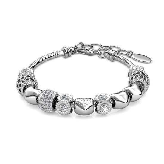 Strahlende Charm-Armbänder - Silber und Kristall - Image 3