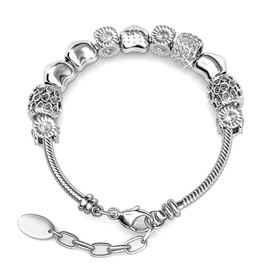 Strahlende Charm-Armbänder - Silber und Kristall - Image 5