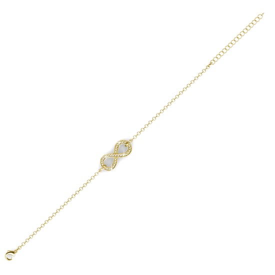 Infinity Eight Armbänder - Gold und Kristall - Image 4