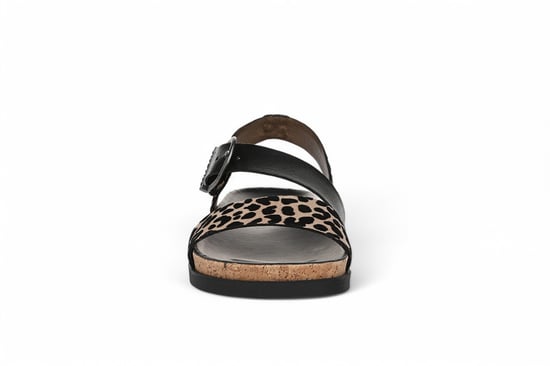 Blowfish Malibu Sandalen mit Leopardenmuster und braunem Fußbett für Damen – Lance - Image 5