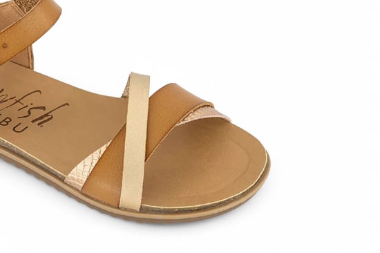 Blowfish Malibu Damen-Sandalen mit Riemchen und Schnalle, Hellbraun, Keilabsatz - Monti-B - Image 6