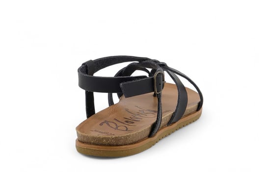 Blowfish Malibu Schwarze Riemchensandalen mit Schnalle für Damen - Macarah B - Image 4