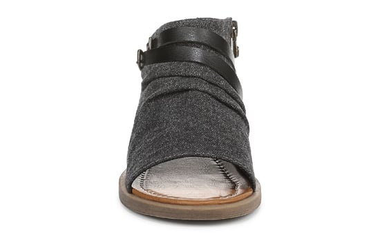 Blowfish Malibu Damen-Sandalen mit Riemchen und niedrigem Keilabsatz, Anthrazit, Denver - Image 4