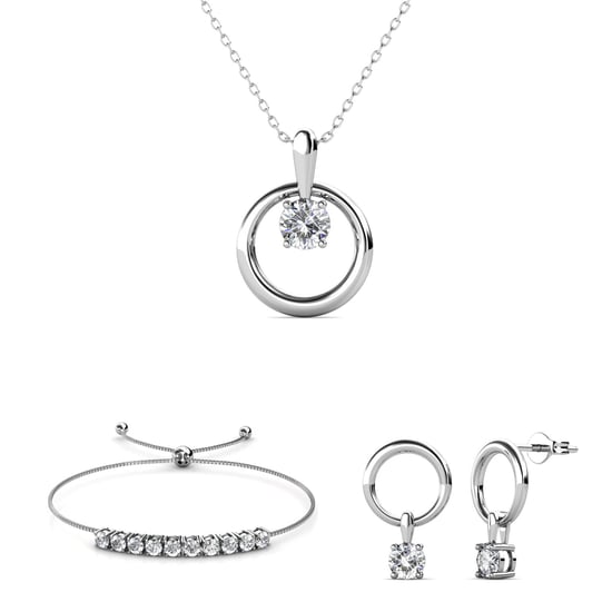 Mia Octavia Sets - Silber und Kristall - Image 1
