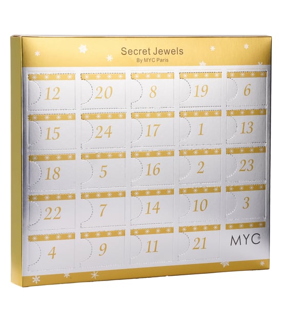 Adventskalender 12 Juwelen, 11 Perlen und 1 Überraschung - Gold und Kristall - Image 2