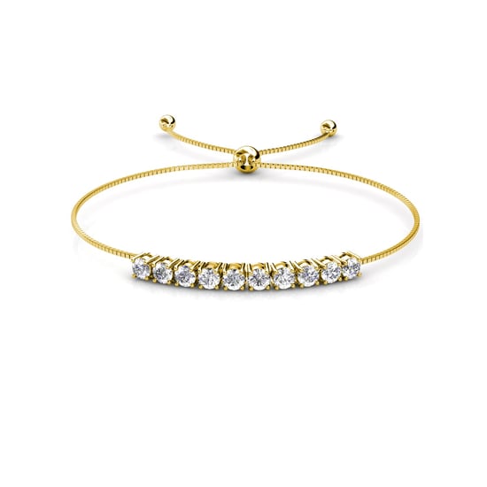 Mia Round Vernice Sets - Gold und Kristall - Image 3