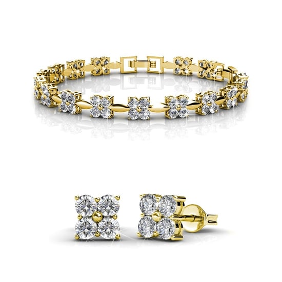 Süße quadratische Sets - Gold und Kristall - Image 1